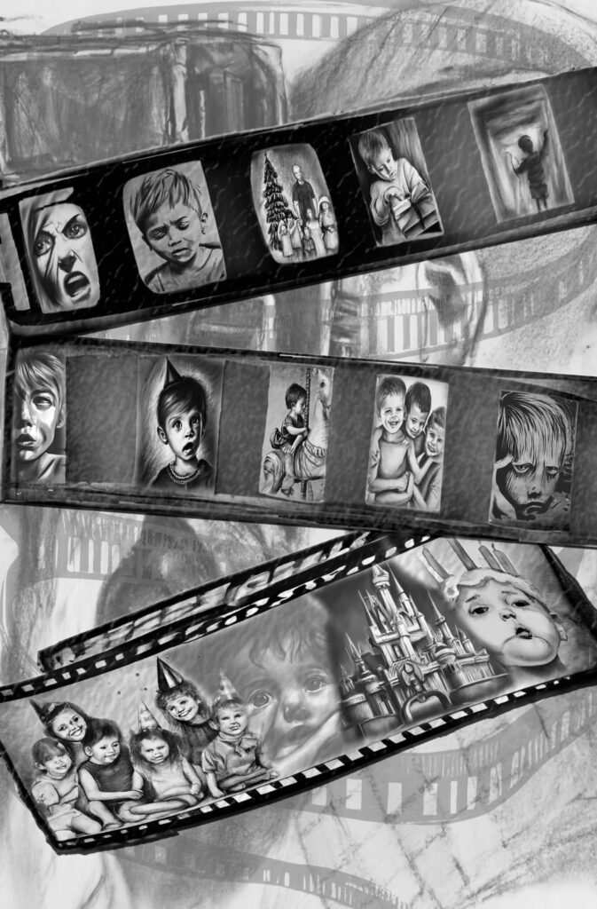 Film reel of an abused boy growing up in Coarsegold in the 80s